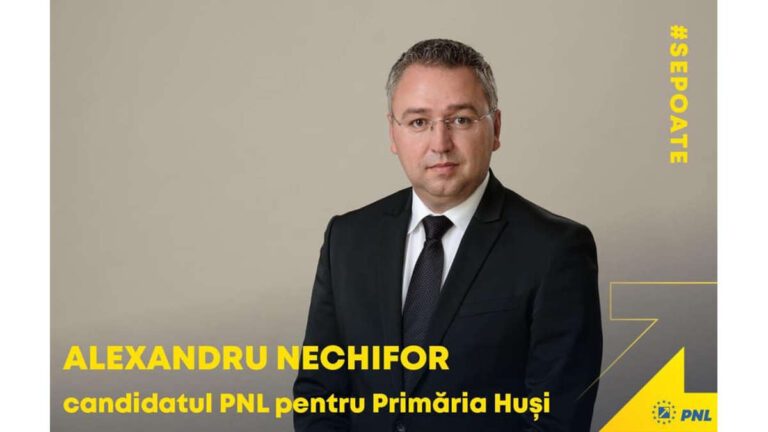 Tânărul om de afaceri Alexandru Nechifor intră în luptă pentru Primăria Huși