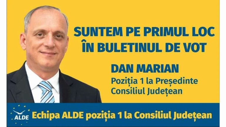 Dan Marian (ALDE): „Votăm ALDE și facem Vasluiul județ european” (VIDEO)