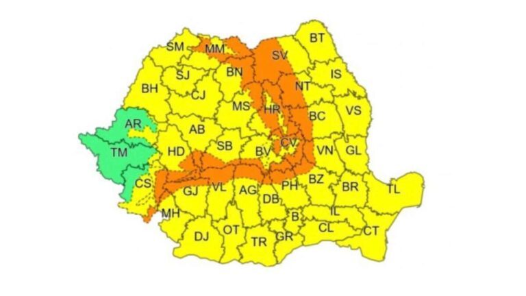 AVERTIZARE  METEOROLOGICĂ