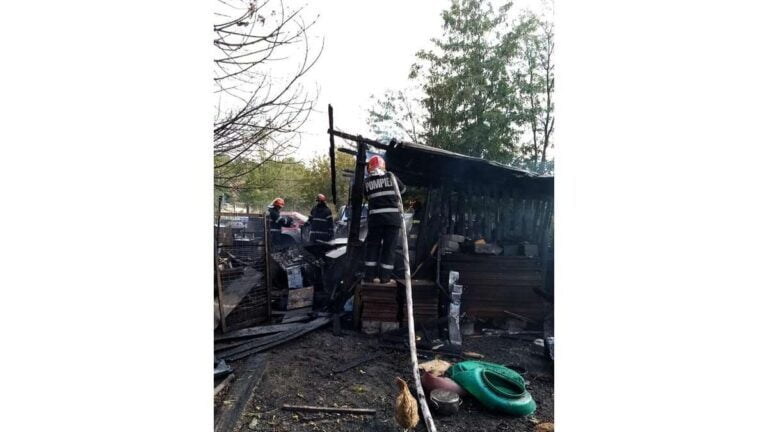 Un vasluian și-a pus mâncarea pe foc, în garaj, și a plecat la plimbare!