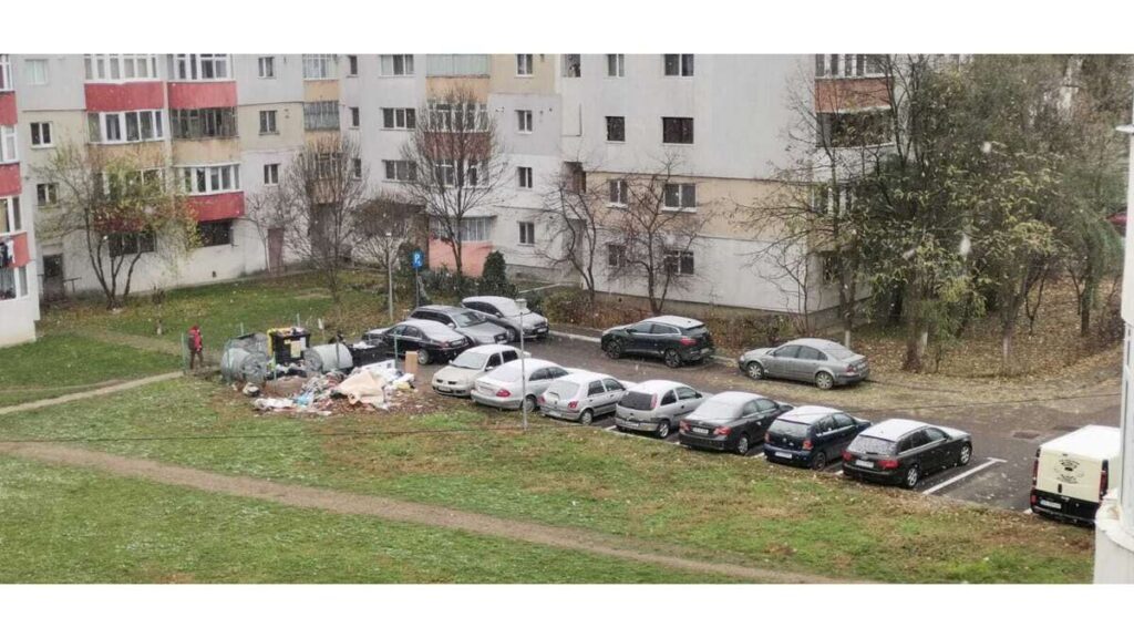 Fulguie ușor peste Vaslui! Peste mașini, strat fin de zăpadă! 1 primii fulgi 1 1