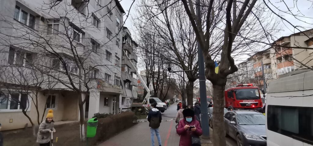 interventie bloc zona garii 1