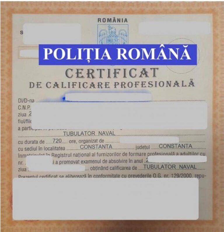 Percheziții la Vaslui! Rețea națională de falsificare a diplomelor!