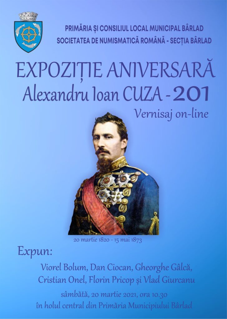 Bârladul, în sărbătoare! Se împlinesc 201 ani de la nașterea Domnitorului Alexandru Ioan Cuza! 2 aicuza 1