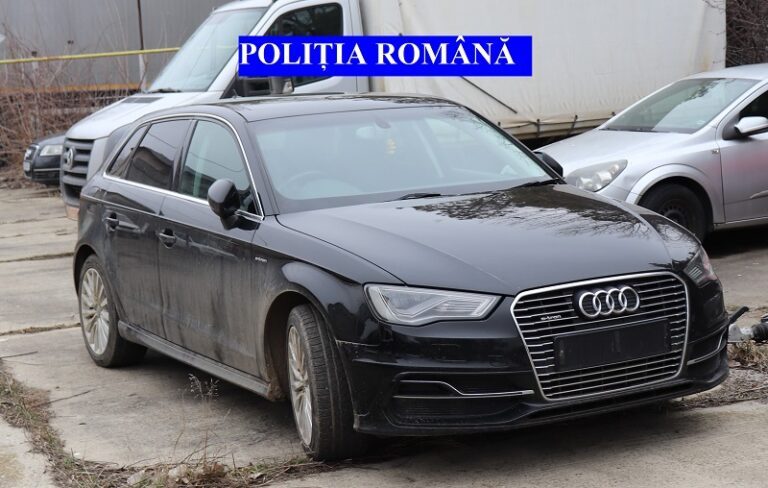 Autoturisme furate, găsite pe șoselele din județul Vaslui! Mașinile erau furate din Marea Britanie și Suedia!