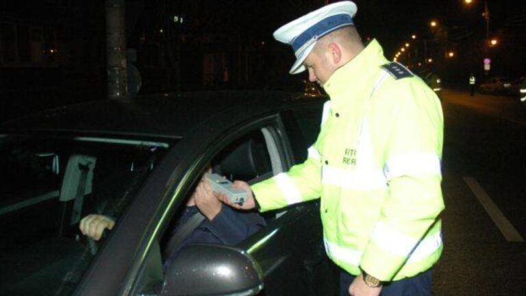 Un sofer betivan din Vaslui, prins cu tulburelul la cap în satul Secuia! A refuzat sã dea probe biologice!