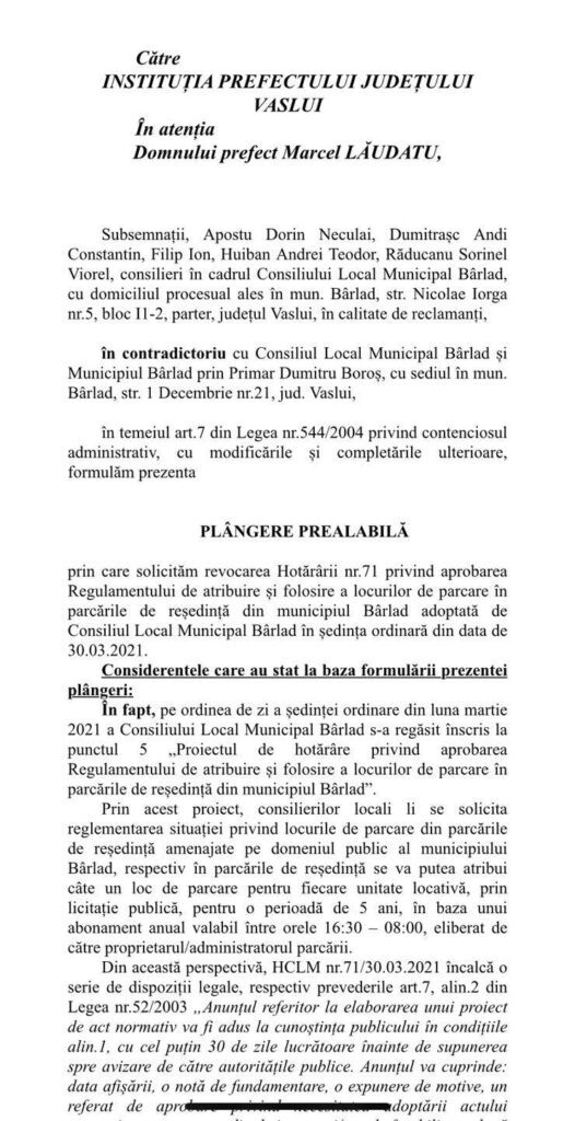 plangere psd barlad