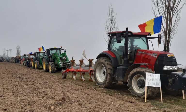 Protest de amploare, astãzi, la Vaslui. Fermierii ies în stradã.