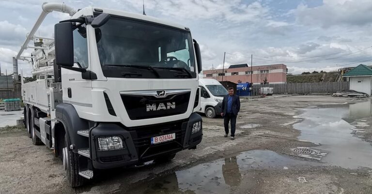 Bijuterie pe patru roți, a companiei Radical Grup! Este cel mai modern utilaj pentru betoane, din județul Vaslui!