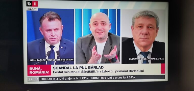 Penibil, dle Tătaru! În direct la B1, a spus că Vulpe a demisionat pe 11 decembrie și a revenit… pe 13 decembrie!