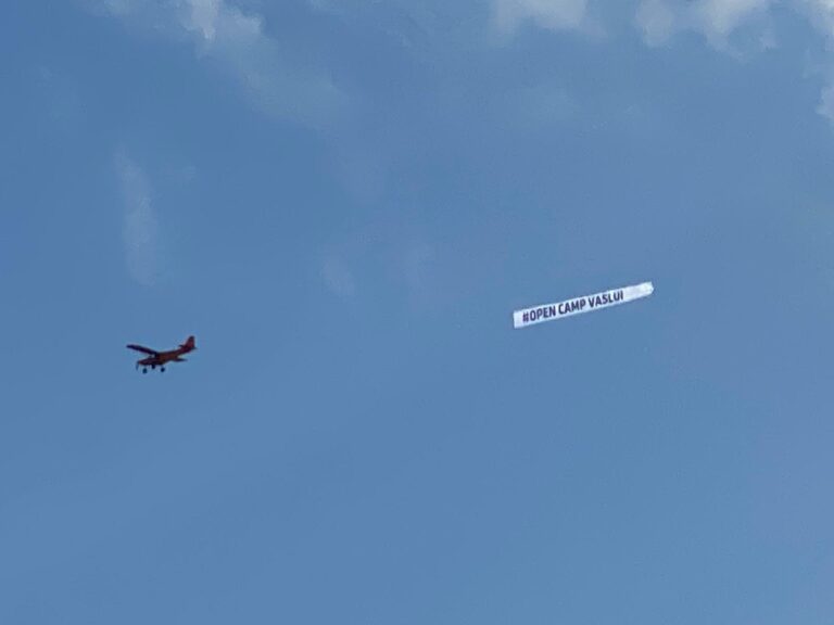 Open Camp Vaslui se vede din…avion