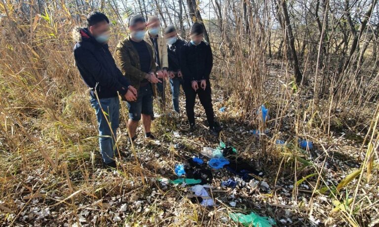 (VIDEO) Cinci sirieni și două călăuze moldovene au căzut în plasa polițiștilor de frontieră! Toți au intrat în țară pe camere de tractor, peste Prut