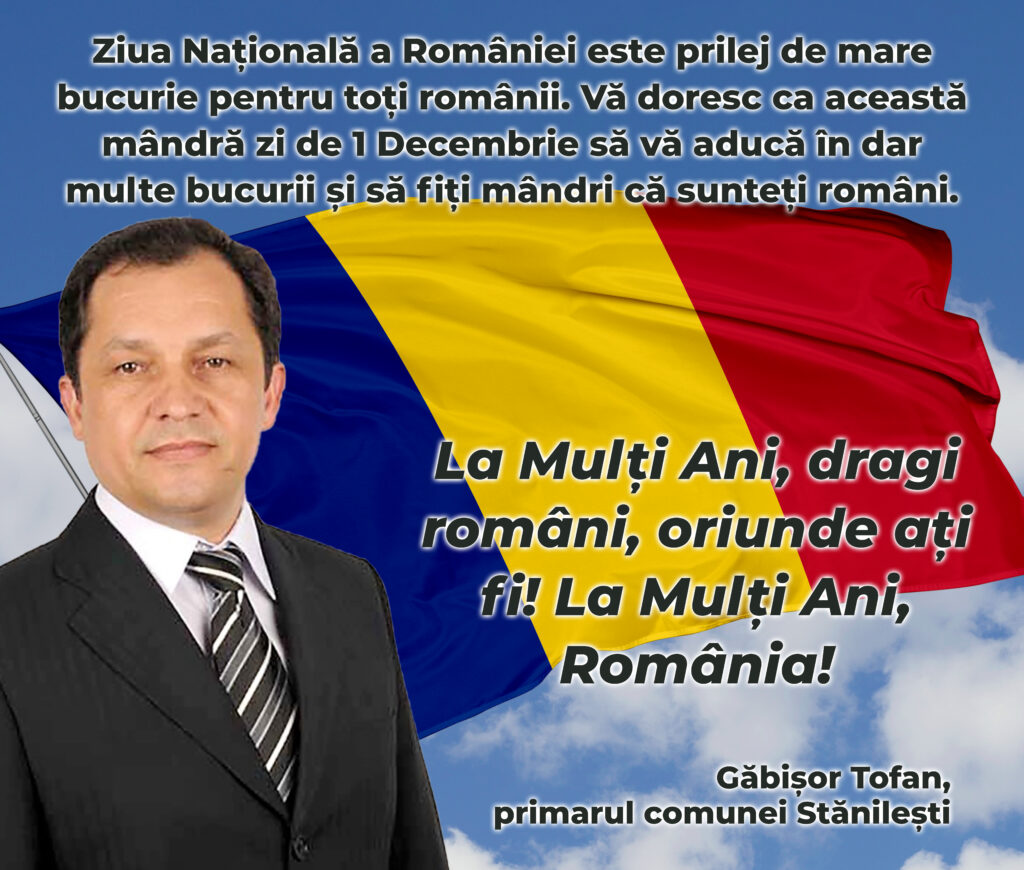 felicitare primar Stanilesti