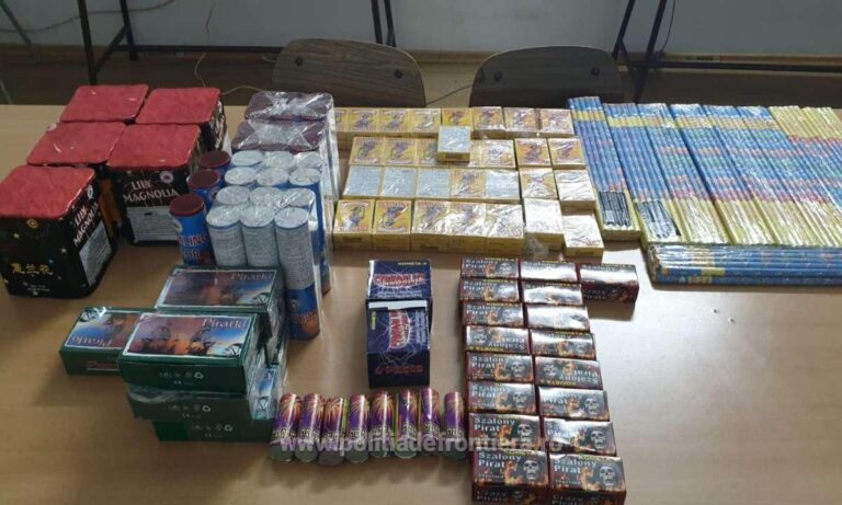 (VIDEO) Polițiștii dau o lovitură grea vânzătorilor de petarde! 15 tone de de materiale pirothenize confiscate