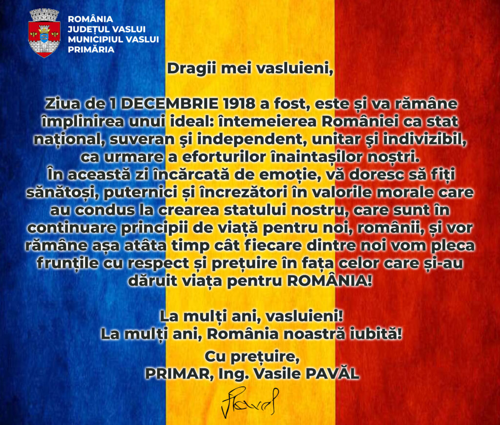 felicitare primaria vaslui