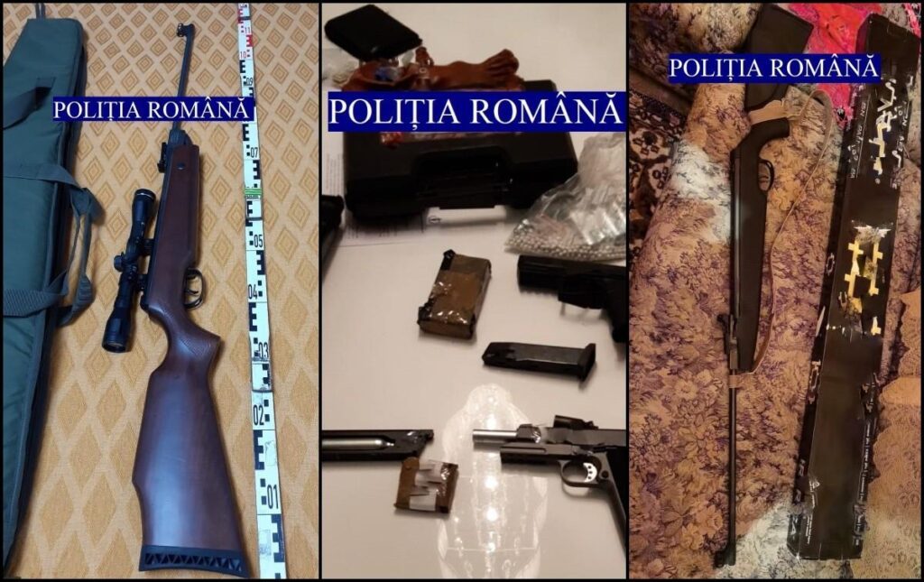 Peste 100 de percheziții, în 36 de județe, la traficanții de arme. Au fost confiscate 88 de arme 1 img