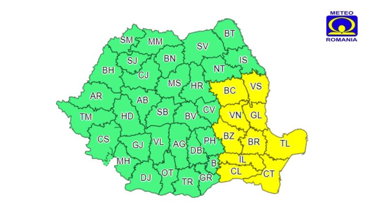 Vortexul polar lovește județul Vaslui! Va fi GER și va ninge slab în următoarele zile, anunță meteorologii!