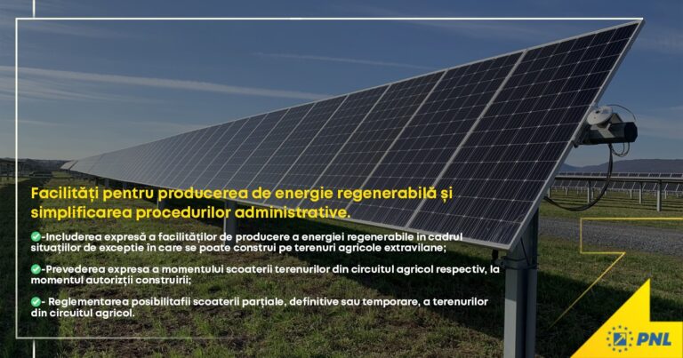 Vasluienii vor putea amplasa panouri solare inclusiv pe pășuni, în vii sau livezi! Proiect votat de senatorul PNL de Vaslui, Iulian Bîca!