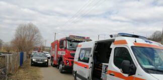 Incendiu în comuna Coroiești, TREI victime găsite inconștiente