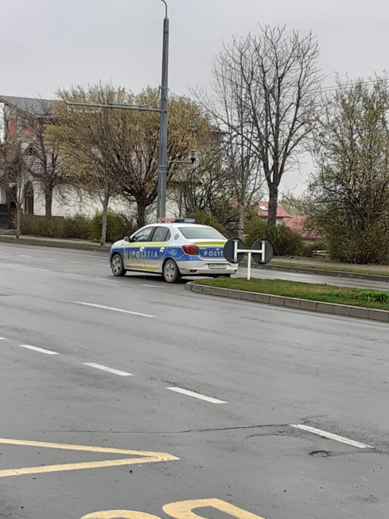 ACUM Filtru al Poliției Rutiere la intrarea în Vaslui dinspre Iași! Aveți mare grijă!
