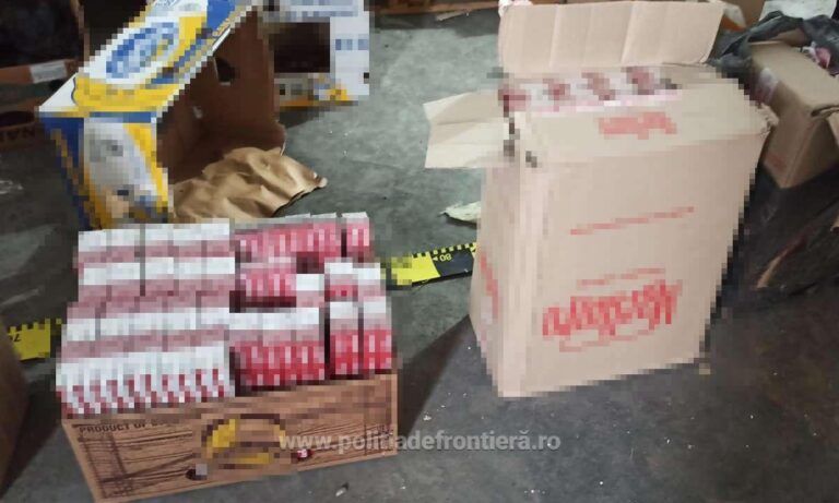 O fabrică ilegală de țigarete, descoperită în apropierea județului Vaslui! Evaziune estimată la 2 milioane de euro!