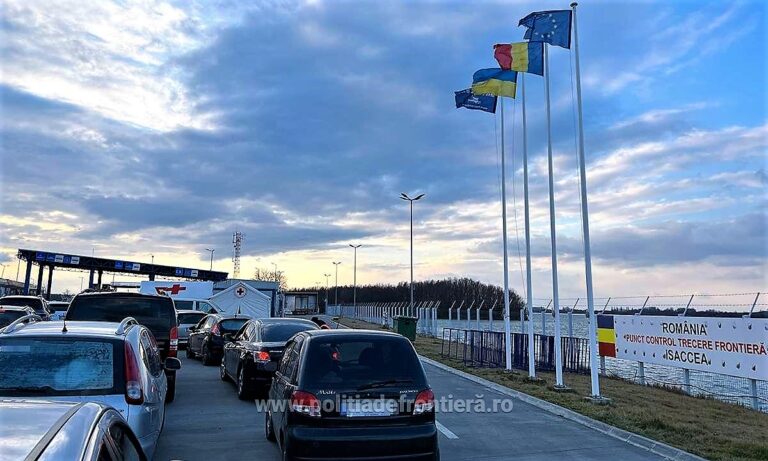 Peste 1.300 de cetățeni ucraineni au intrat prin vâmile comune cu R.Moldova, în ziua de duminică, anunță Poliția de Frontieră