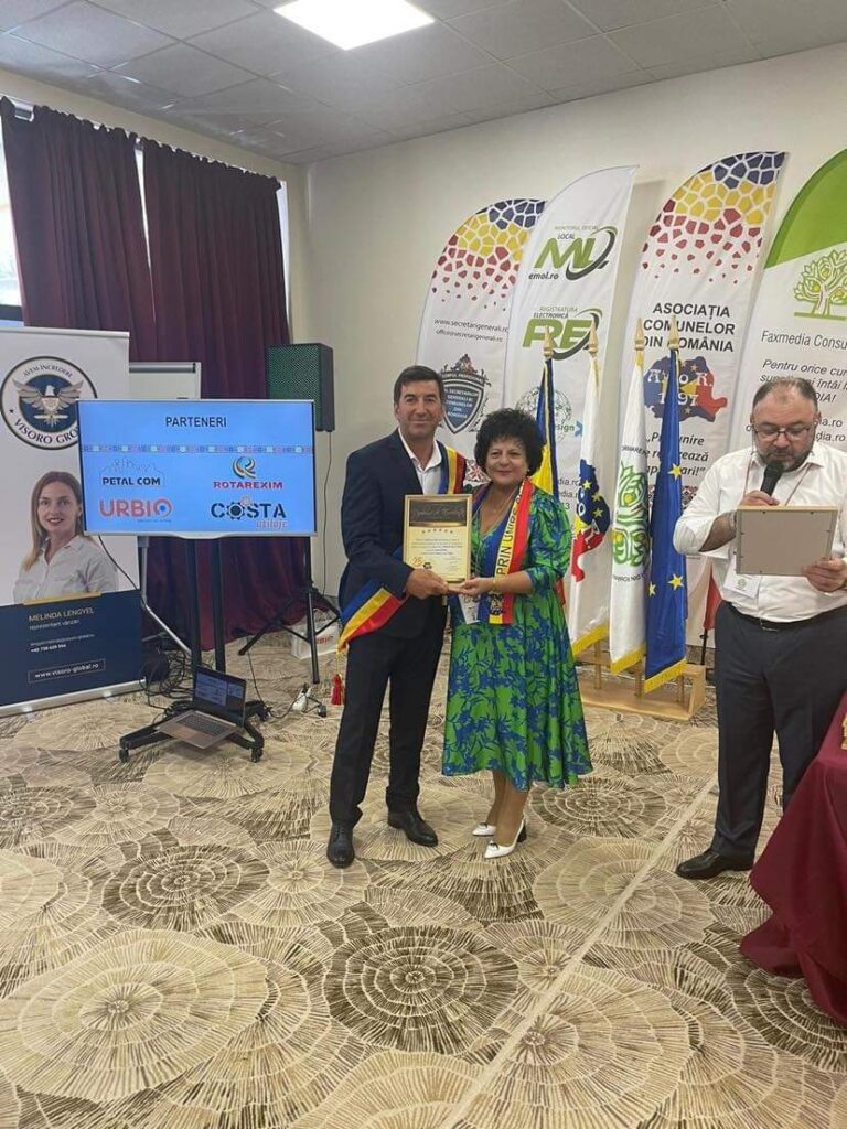 El este primarul „de 6 stele” al județului Vaslui! Felicitări, domnule primar, meritați pe deplin această diplomă!