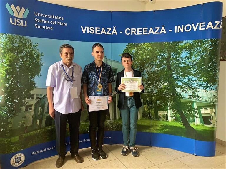 Viitorul arată bine! Proiect uluitor, admirat de profesori universitari din toată România!