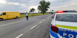 Ieșean, beat și fără permis, prins pe un drum județean din Roșiești. A fost ”turnat” la 112