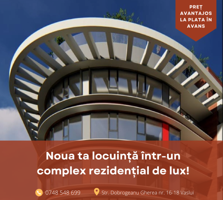 Complexul rezidențial din centrul Vasluiului prinde contur! Oferta de ULTIMA ORĂ a dezvoltatorului imobiliar!