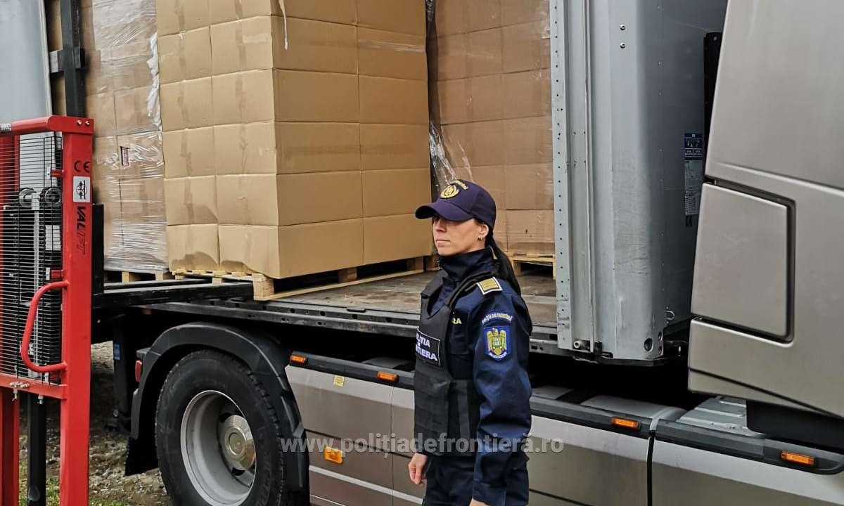TIR tigari politia de frontiera albita 1