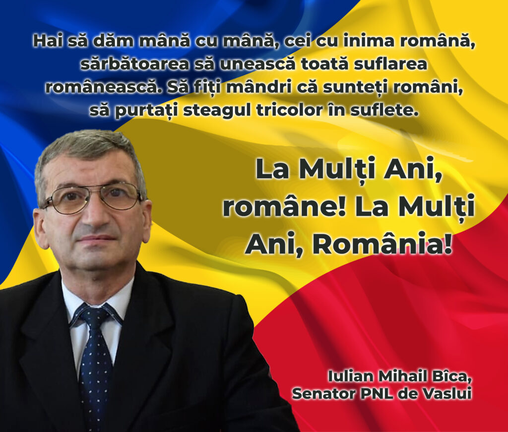 felicitare Mihail Bica