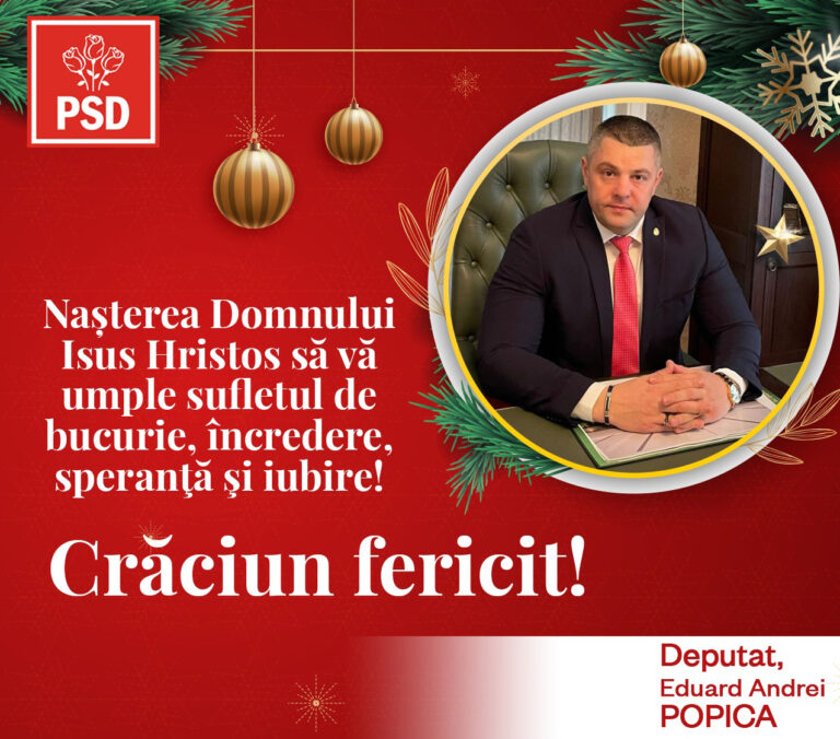 Mesaj Eduard Andrei Popica, deputat