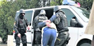 Un concubin agresiv din Rafaila a fost ridicat de polițiștii negreșteni