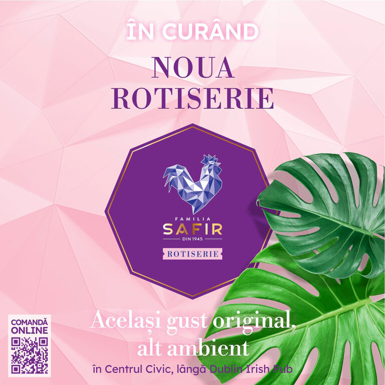 Pe 24 februarie, deschiderea oficială a primei rotiserii din centrul Vasluiului! Mesaj de ultimă oră al companiei Safir!