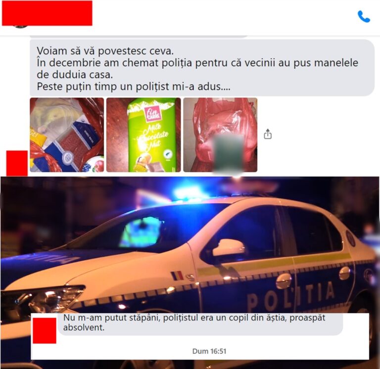 Gestul de toată LAUDA al unui polițist vasluian, chemat la o intervenție 112! Din salariul său, a ajutat o femeie sărmană din Vaslui!