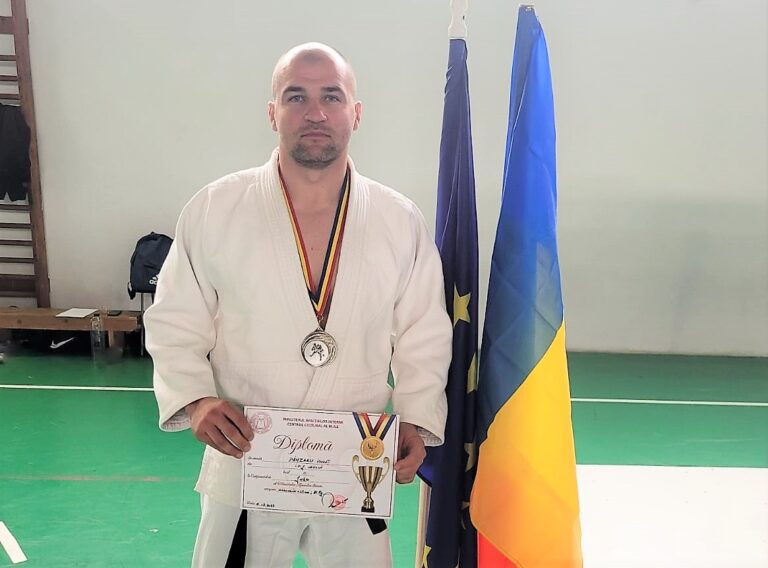 Un polițist vasluian, vicecampion național la Judo. Felicitări, Ionuț Pânzaru!