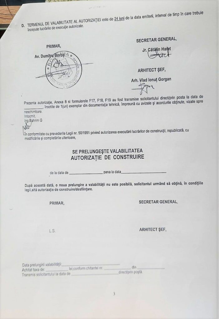 Bârladul are la dispoziție cel mai mare buget pentru dezvoltare, din istoria orașului! ”Prioritățile noastre rămân în continuare educația, sănătatea și infrastructura”, anunță primarul Dumitru Boroș 3 autorizatie constructie barlad july expert 1 2