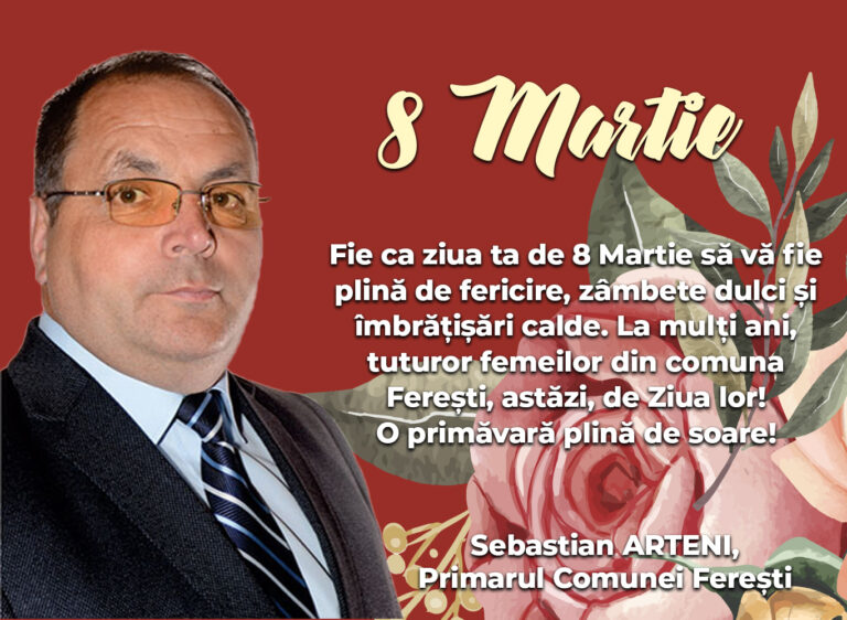 Mesaj Sebastian Arteni, primar Ferești