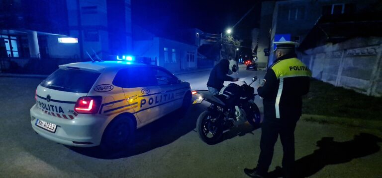 Șoferi vasluieni, prinși cu alcoolul la bord de Poliția Rutieră! Filtre rutiere în Vaslui și pe drumurile naționale!