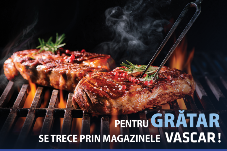 Surprize pentru iubitorii de grătare, începând cu 27 aprilie, în toate magazinele Vascar! Vino și descoperă oferta!