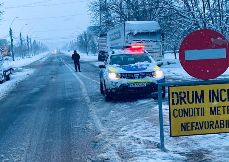 ȘTIREA NOPȚII Se închide circulația pe toate drumurile publice din Iași și Botoșani, pe timpul nopții!