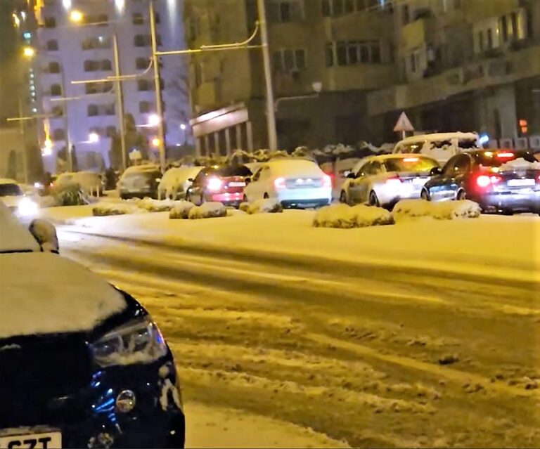 Viscol și strat de zăpadă de 20-50 cm, la Vaslui! Avertismentul ANMH
