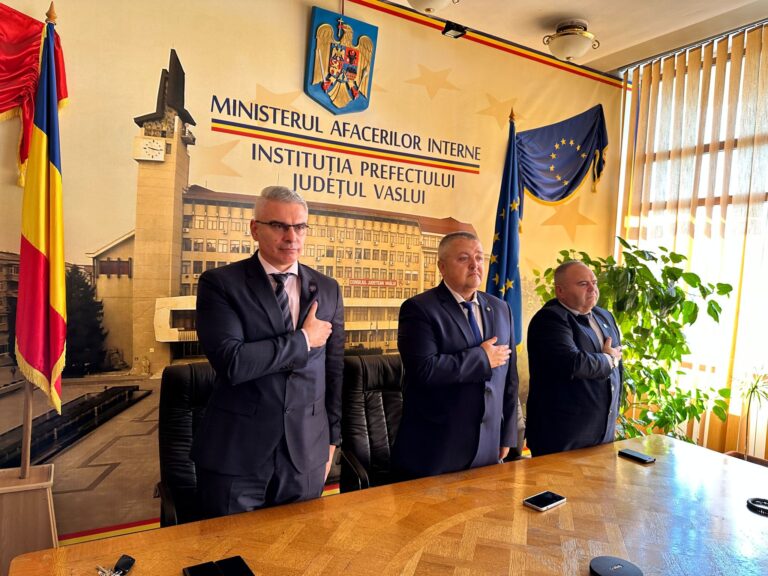 Daniel Onofrei, prefectul județului Vaslui, mesaj de Ziua MAI: ”Ne concentrăm pe consolidarea valorilor instituționale, cum ar fi integritatea, profesionalismul și seriozitatea”