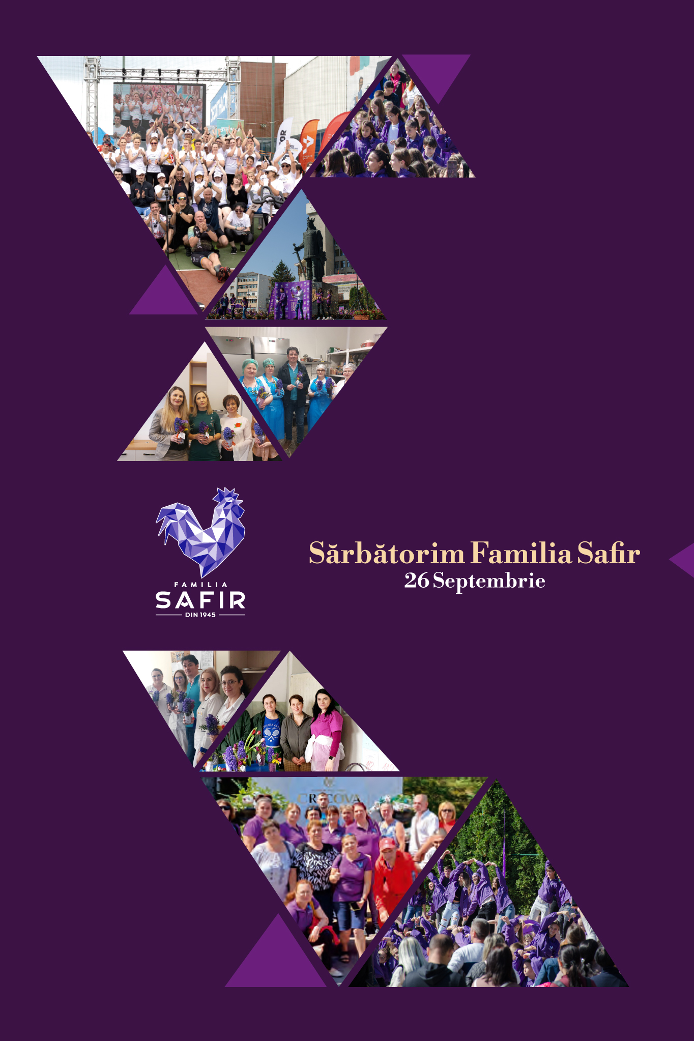 Este ziua grupului Safir, brandul de suflet al vasluienilor. La Mulți Ani, Familia Safir! 3 familoia safir sarbatoare 26 septembrie