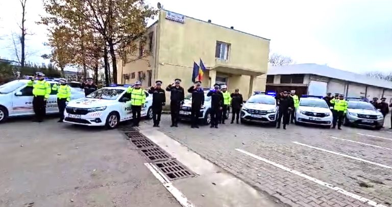 VIDEO Poliția Locală Vaslui, omagiu pentru un coleg căzut la datorie