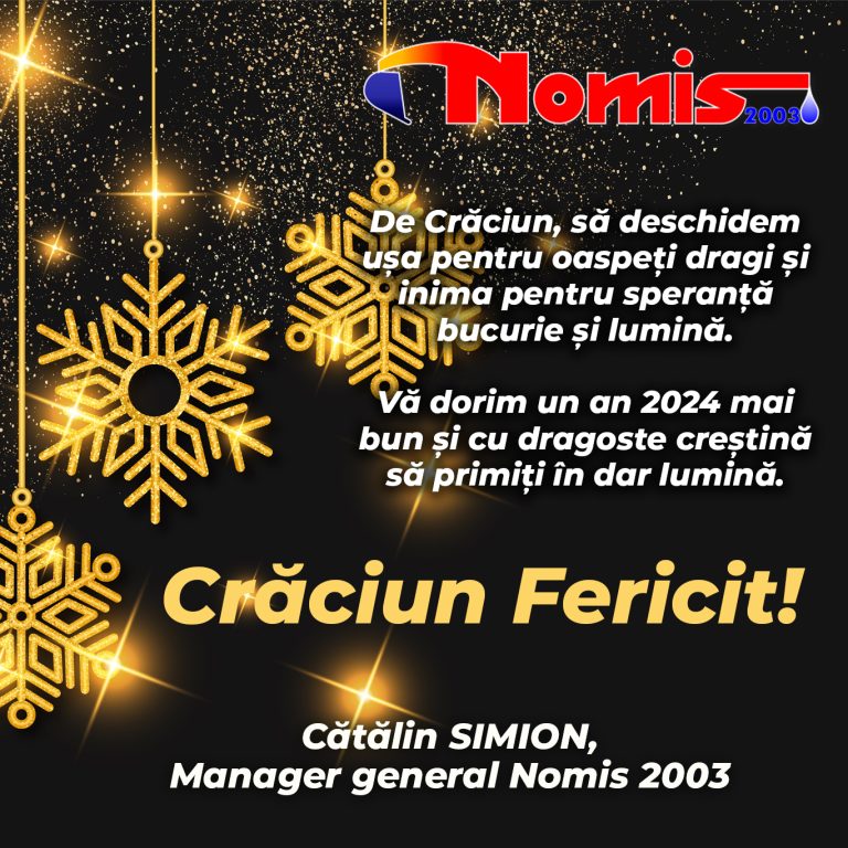 Mesaj de Crăciun – Cătălin Simion, Manager general Nomis 2003