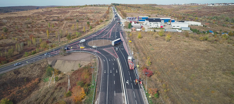 Șoseaua M1 Chişinău-Leuşeni, intens circulată de șoferii vasluieni, modernizată la 4 benzi