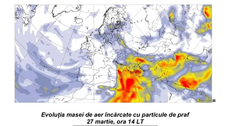 Avertizare pentru județul Vaslui! Un val de nisip saharian va survola estul României