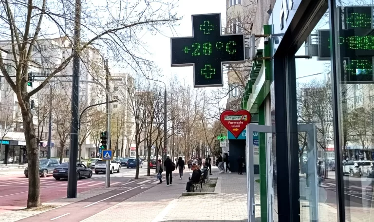 Temperaturi record pentru ziua de 1 aprilie, la Vaslui. De marți, Vasluiul este sub cod galben de vijelii